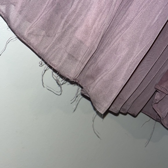 David’s bridal bridesmaid slit dress Mauve SIZE 6 - Picture 5 of 12